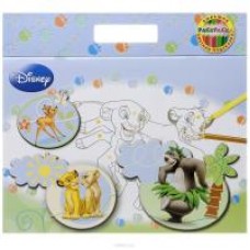Животные Disney. Большая раскраска-цветная подсказка Животные Disney. Большая раскраска-цветная подсказка